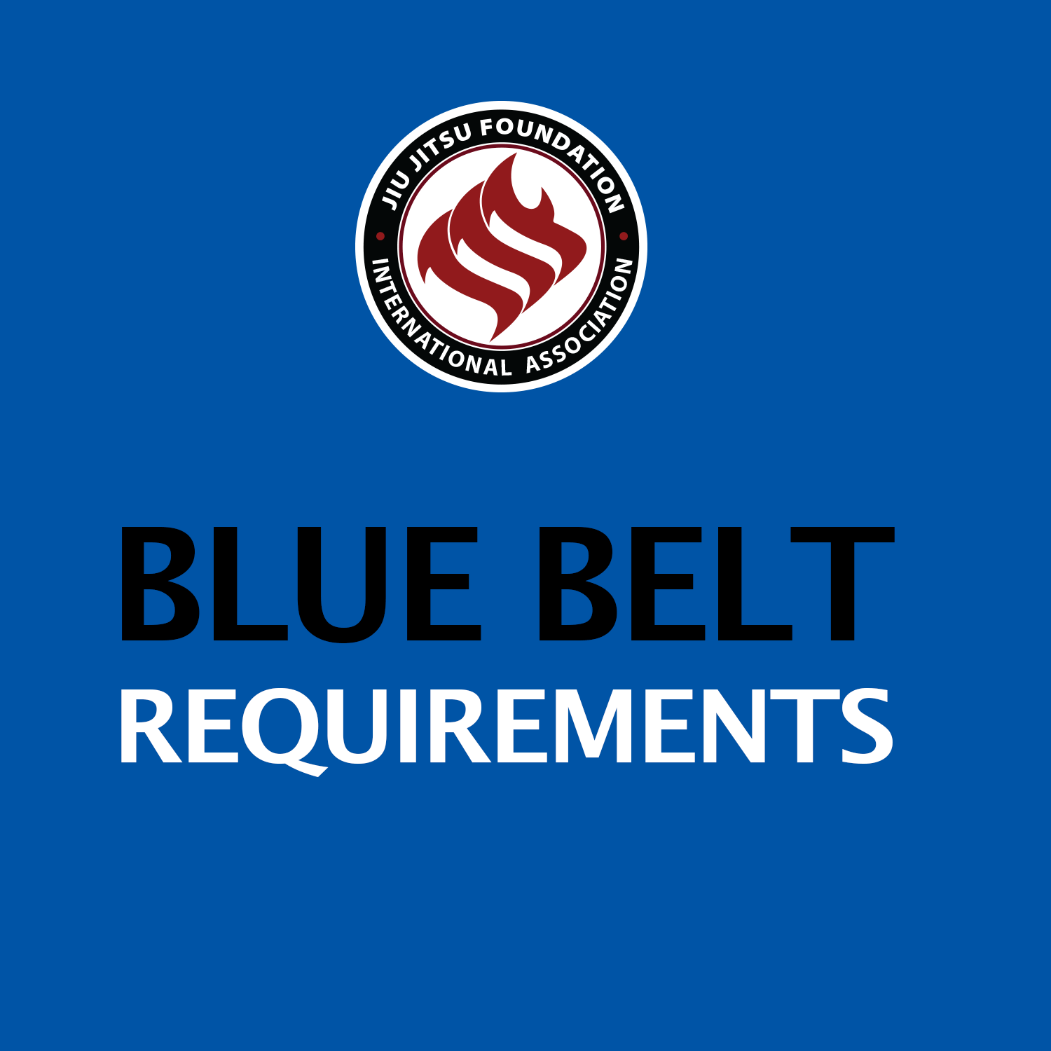 BLUE BELT REQUIREMENTS
